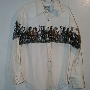 Vintage Wrangler Western Wear LG